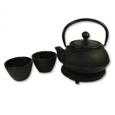  Cast Iron, Japanese Style, Tea Set Cast Iron